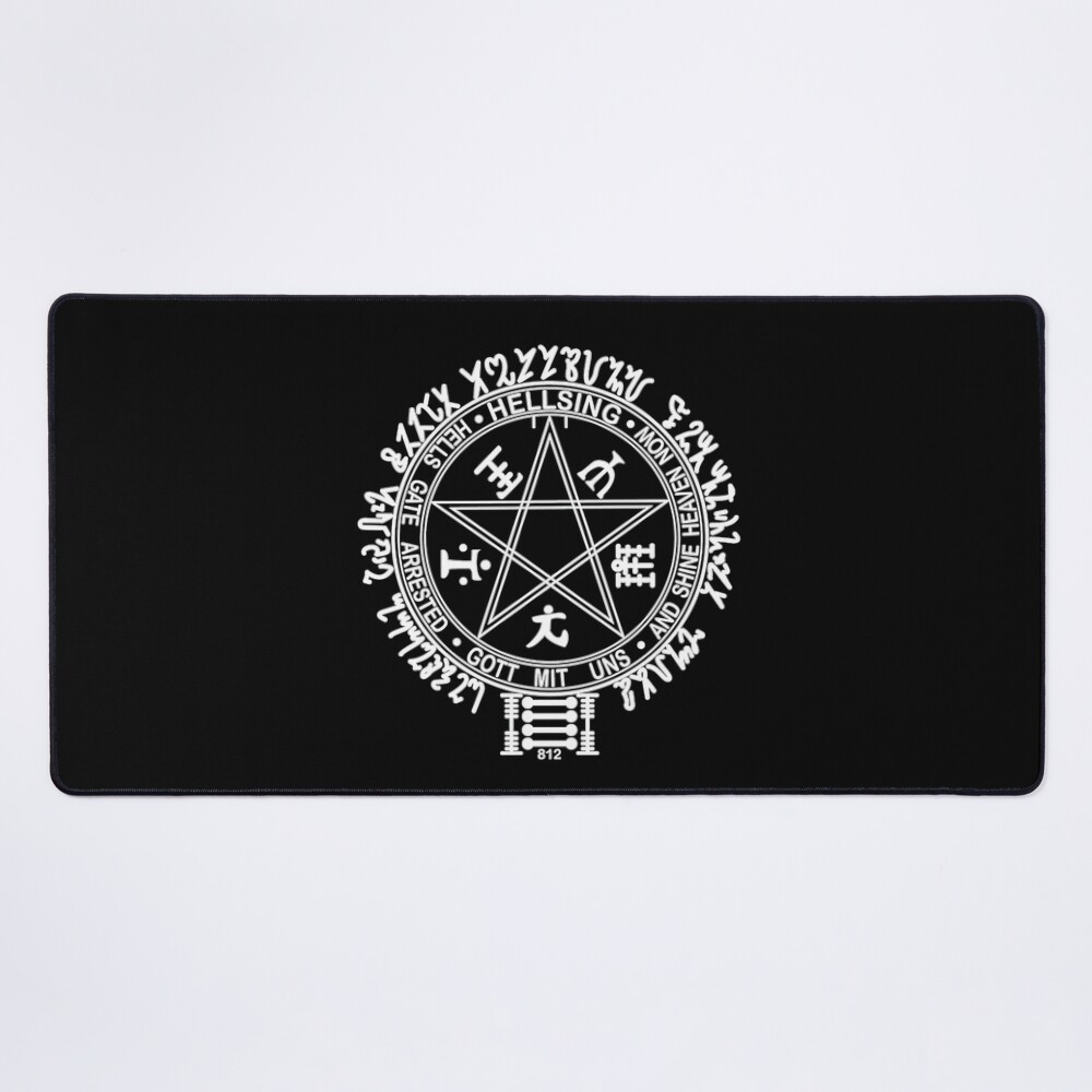 Hellsing Alucard Smoky Crimson Mouse Pad