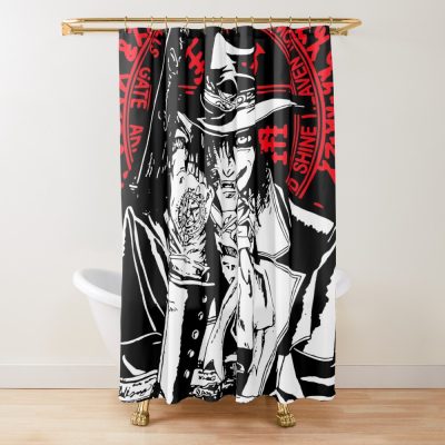 Alucard Dark Crimson Style Shower Curtain