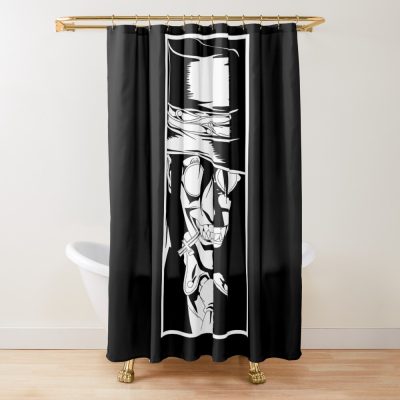 Hellsing Minimalist Emblem Shower Curtain