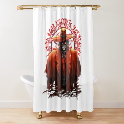 Alucard Sinister Red Glare Shower Curtain