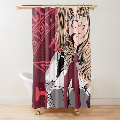 Sir Integra Determined Commander Shower Curtain