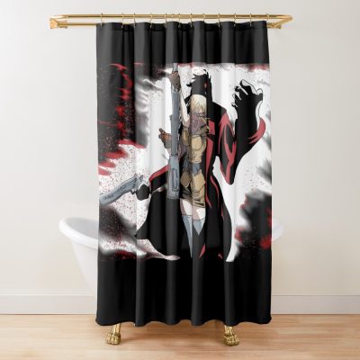 Alucard And Seras Fierce Duo Shower Curtain