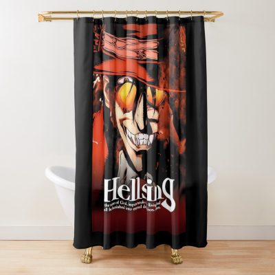 Alucard V2 Dark Portrait Shower Curtain
