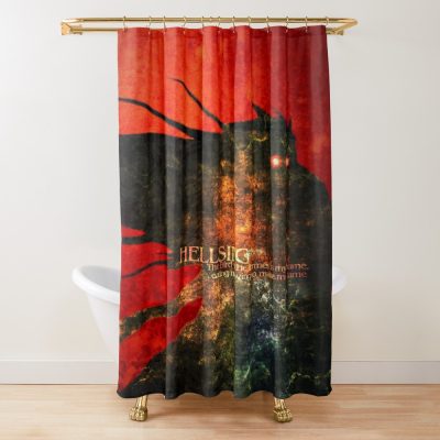Hellsing Ultimate Alucard Intense Look Shower Curtain