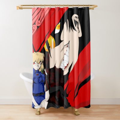 Alucard And Seras Gothic Partners Shower Curtain
