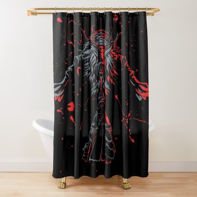 Vicar Amelia Bloodborne Gothic Design Shower Curtain