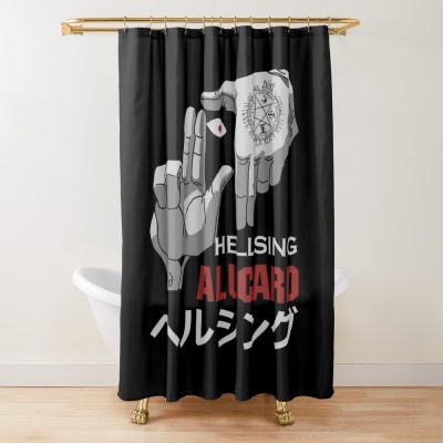 Alucard Bloodthirsty Vampire Shower Curtain