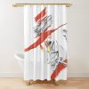 Alucard Menacing Face Closeup Shower Curtain