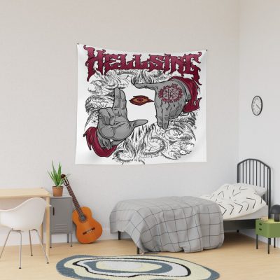 Hellsing Dark Gothic Art Variant Tapestry