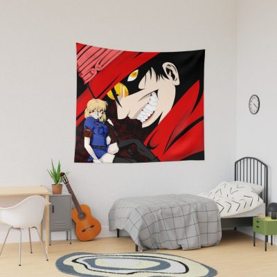 Alucard And Seras Gothic Partners Tapestry