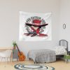 Alucard Sharp Glare Silhouette Tapestry