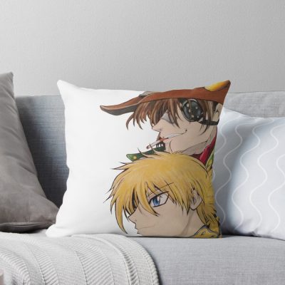 Pip And Seras Romantic Duo Throw Pillow