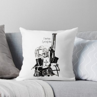 Abel Nightroad Trinity Blood Crossover Throw Pillow