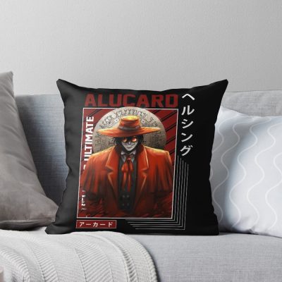 Alucard Ultimate Fantasy Illustration Throw Pillow