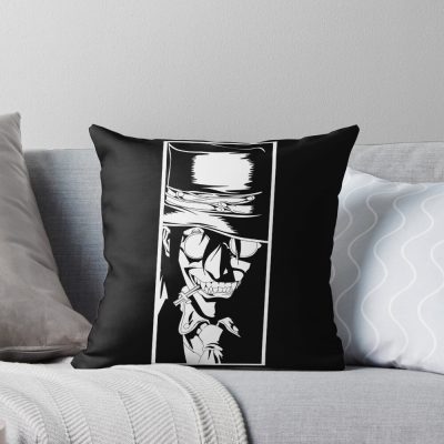 Hellsing Minimalist Emblem Throw Pillow