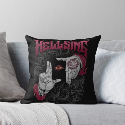 Hellsing Dark Gothic Artwork Throw Pillow