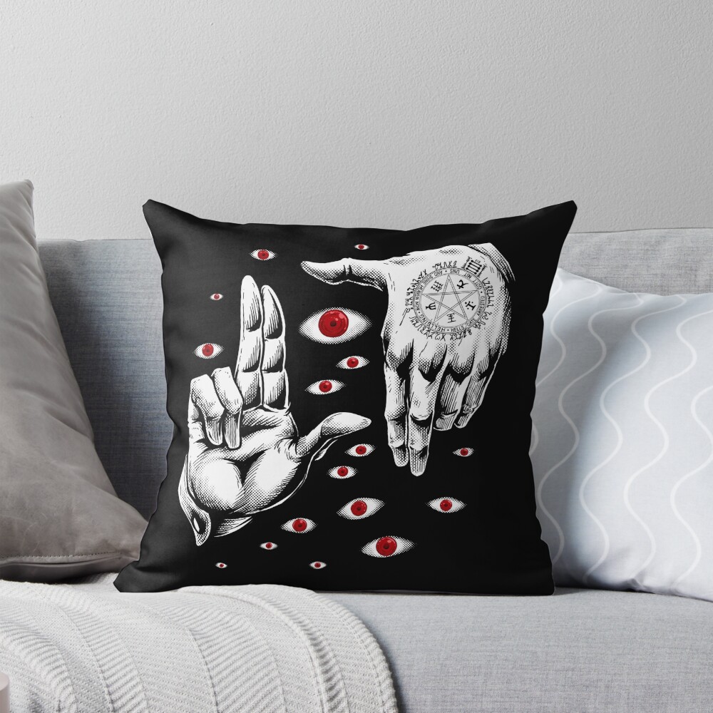 Hellsing Gothic Logo Throw Pillow